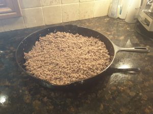 Hamburger ground beef