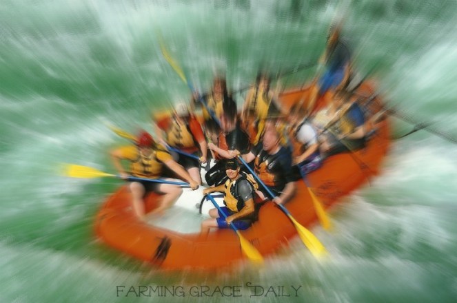 white water rafting