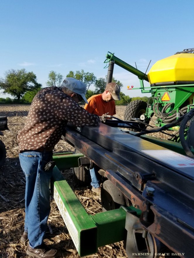 Dad and Son Farming