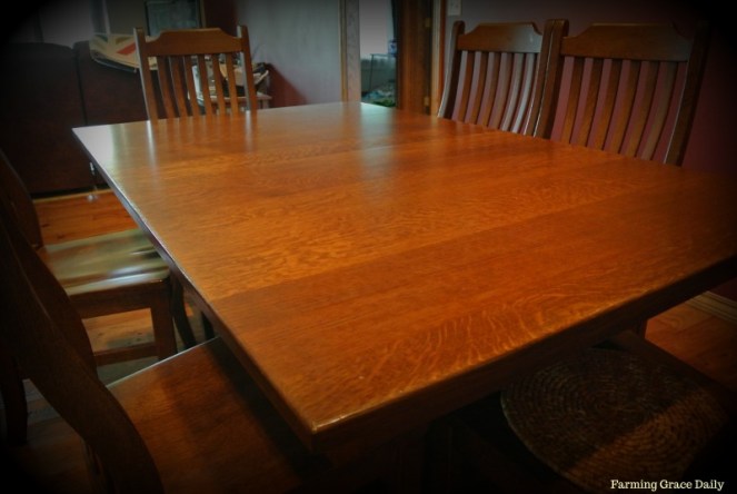 Dining room table
